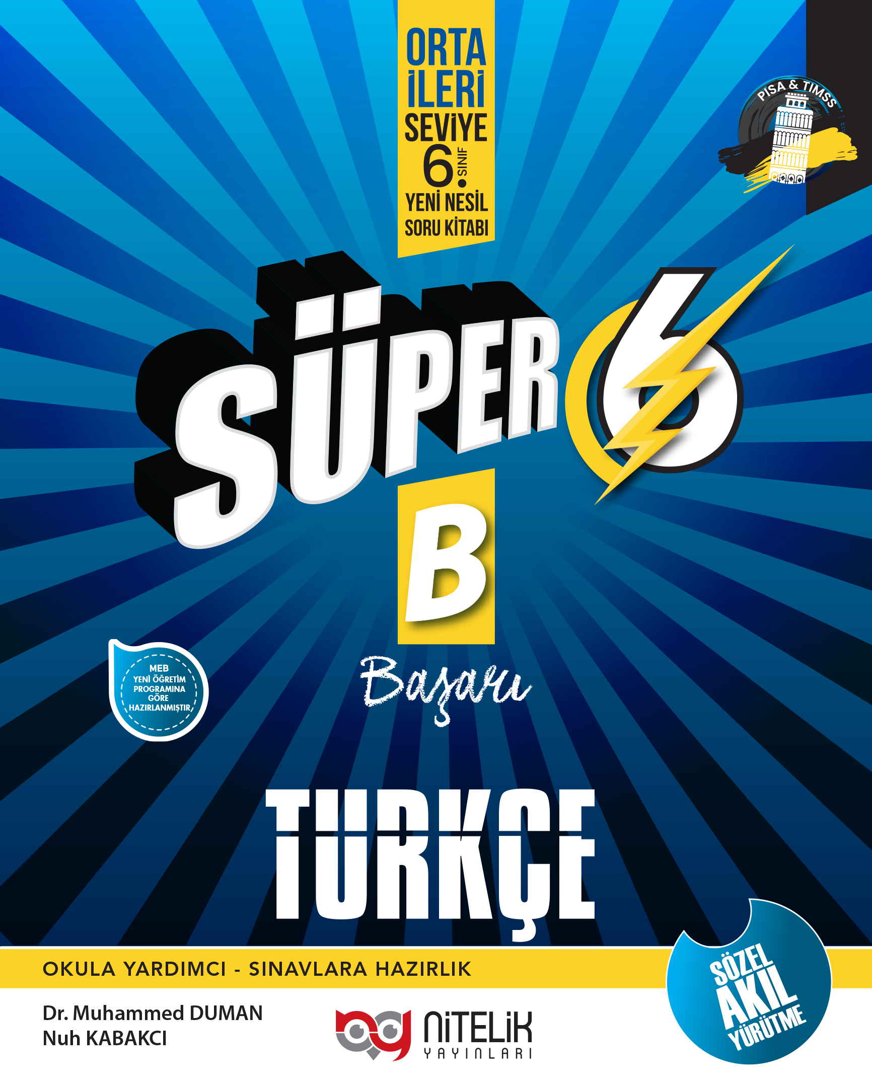 6 . Sınıf Süper Türkçe Yeni Nesil Sorular | Nitelik Yayınları